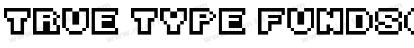 true type funds字体转换